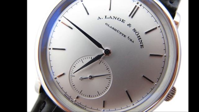 A Lange & Sohne Saxonia Automatic 18k White Gold Ref# 380.026