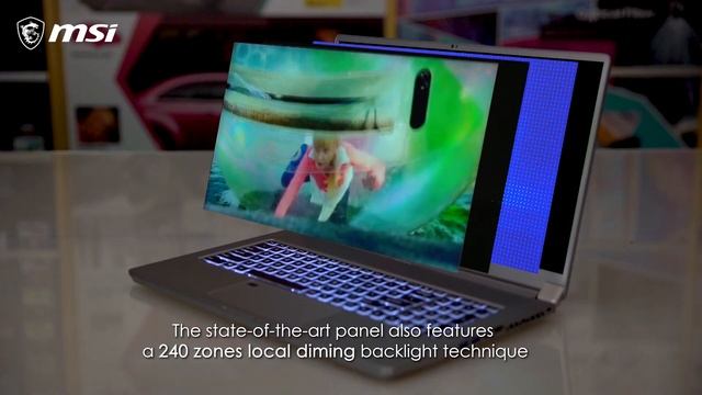See How Bright Mini LED Display is! Discover Secrets of Creator 17 | MSI