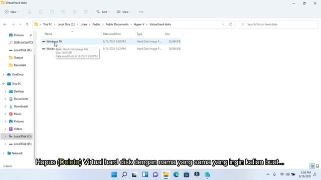 Error Hyper-V Failed to Create the Virtual Hard Disk