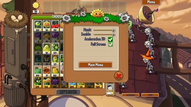 Модификация "PvZ 2 Pak Версия Хэллоуин + Широкий Экран" Растения Против Зомби | Plants vs. Zombies