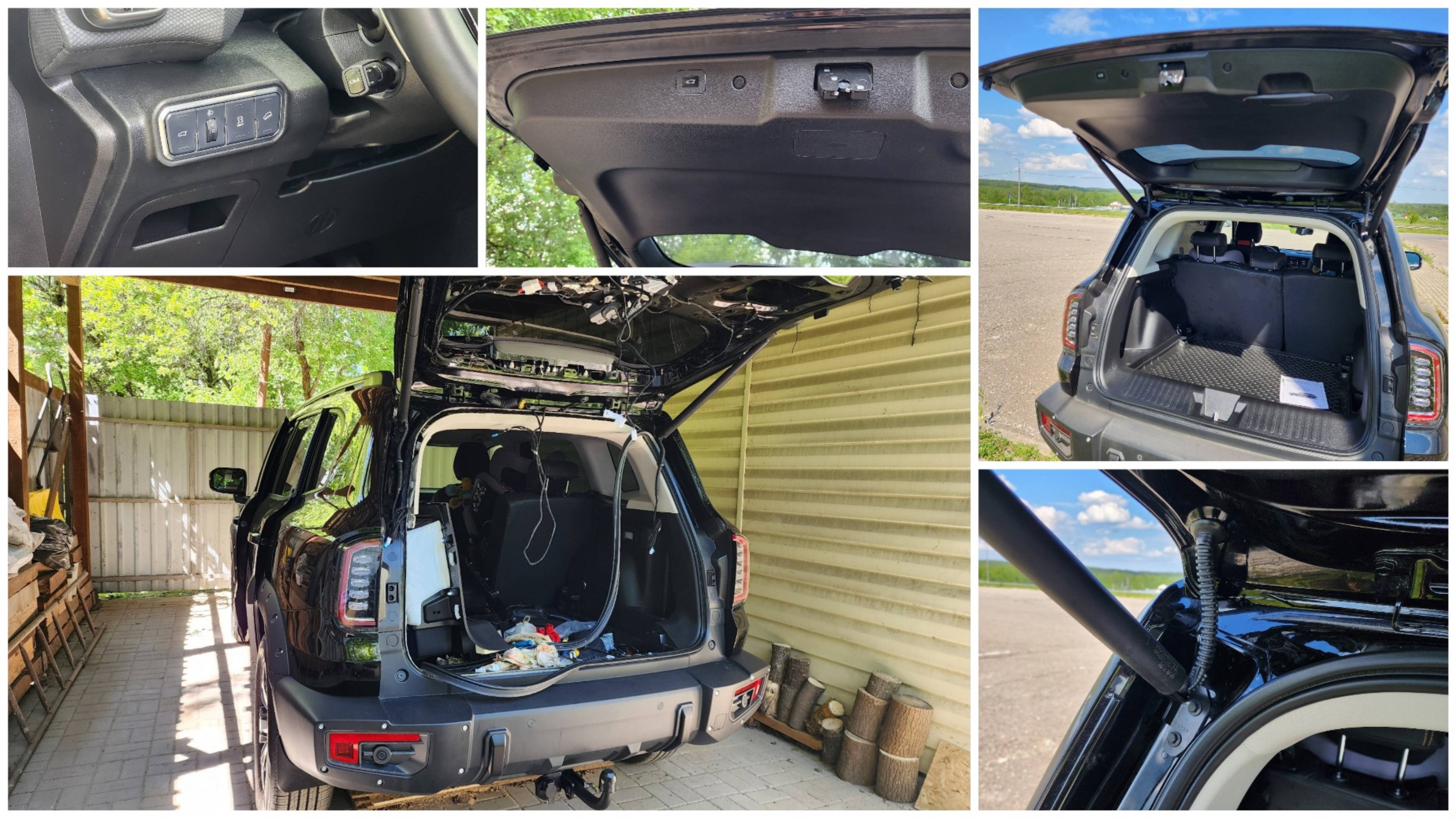Установка, подключение и настройка электропривода открытия багажника на Haval Dargo X