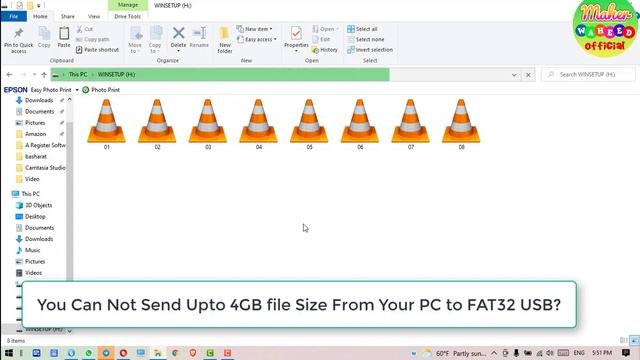 How to Fix Usb Large File Size - Usb Files Not Showing But Space Used - How to Play USB on Smart Tv