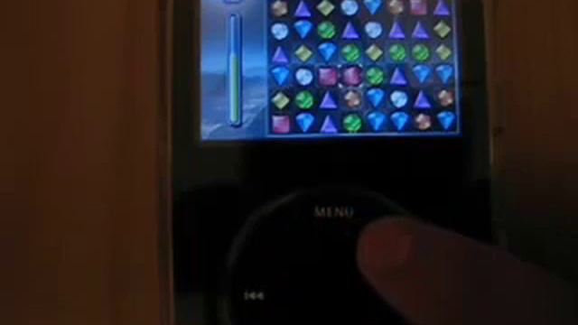 Bejeweled on iPod demo