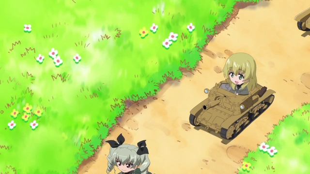 Girls und panzer. Ending OVA ("Девушки и танки", эндинг OVA)