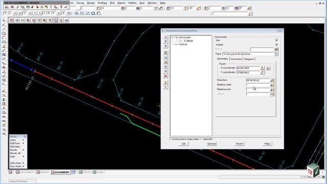 11.1 ROAD2 Alignment Creation - Intermediate Design (12d Model 10)
