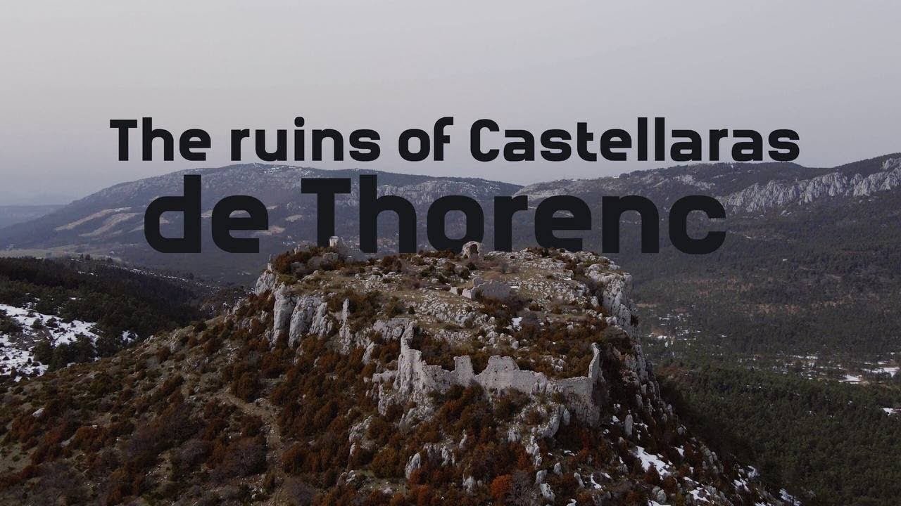The ruins of Castellaras de Thorenc