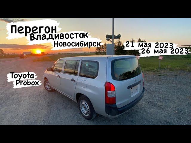Перегон Toyota Probox из Владивостока в Новосибирск. Зеленый угол. 22.05.2023-26.05.2023