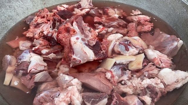 MEGA TASTY RECIPE OF SOUP WITH A COW'S HEAD! A VERY HEALTHY BEEF DISH