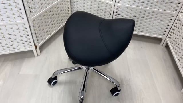 Ортопедический стул седло без спинки черный