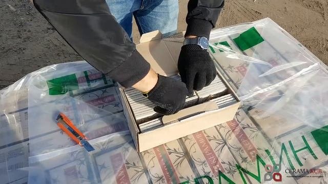 Плитка керамическая Керамин Органза 4 декор 98 х 98 декор.