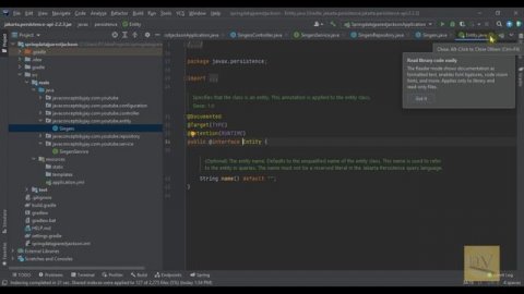 #CRUD API Part - 4 | Entity layer | class Singers | Java concepts by Jay tutorial |