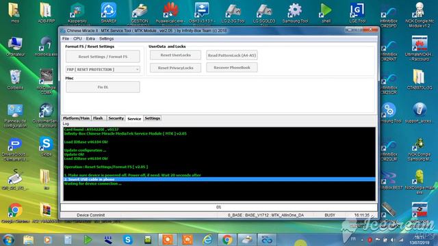 LG K7 X210Ds FRP Reset By InfinityBox CM2MT2