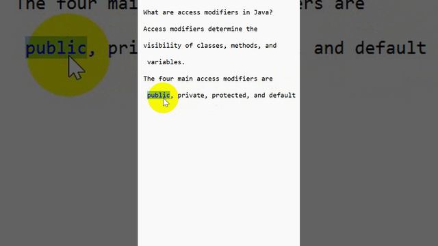 What are access modifiers in Java