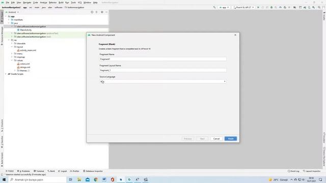 BottomNavigationView - Android Studio / JAVA