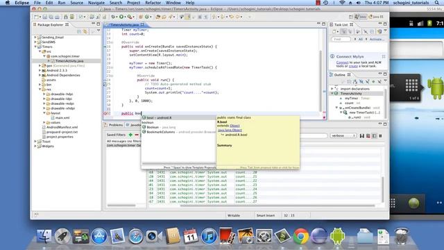 09 01   Timer - Android App Development Tutorial Part 09
