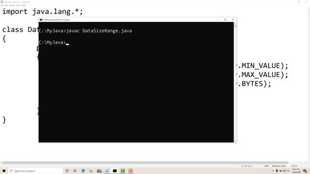 2.2. Check Size and Range of Data Types Abdul Bari Java