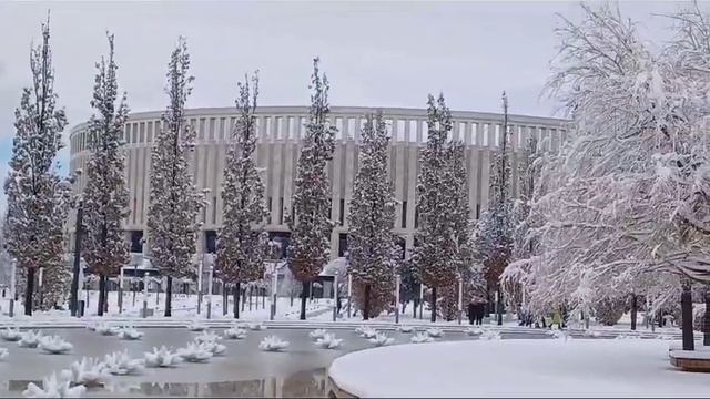 Парк Галицкого в снегу