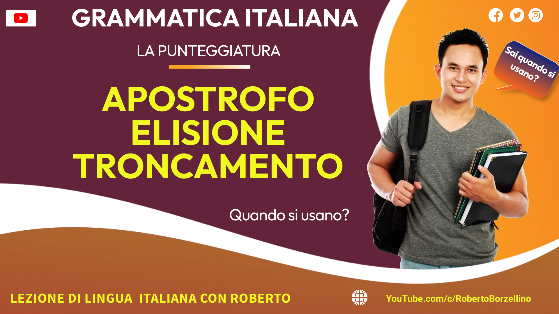 APOSTROFO - TRONCAMENTO - ELISIONE nella grammatica italiana. Teoria + Esempi .