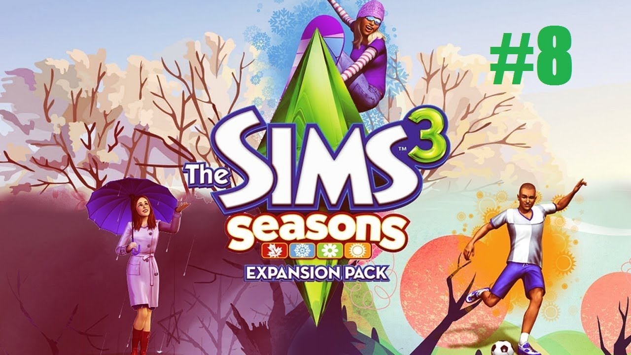 The Sims 3 Времена года #8 Наступило Зима