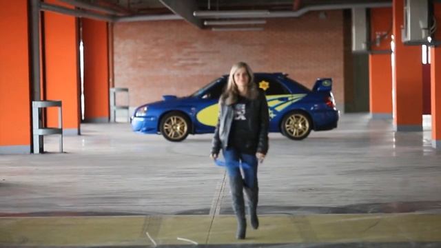 Backstage BIG LOVE! Miss Ua & Subaru Impreza Wrx STI (Censored)