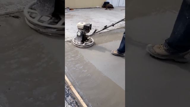 Шлифовка бетона вертолетом
