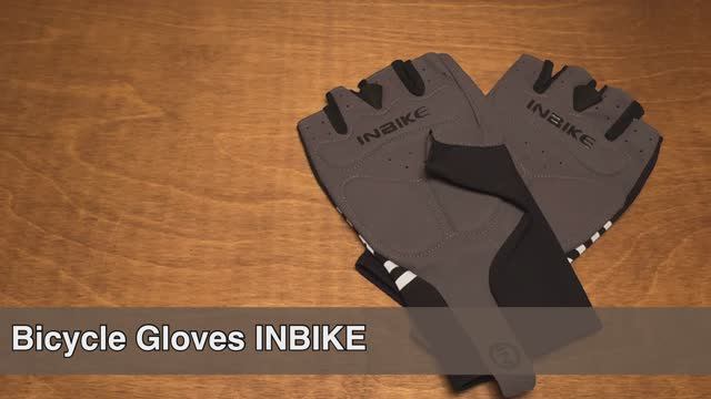 Велосипедные спортивные перчатки INBIKE с открытыми пальцами мужские и женские