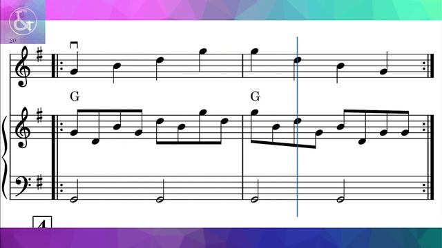 LIÇÃO 43 ESCALA SOL MAIOR Tremolo, Staccato Ligadura PIANO ACOMPANHAMENTO MÉTODO SCHMOLL VIOLIN CCB
