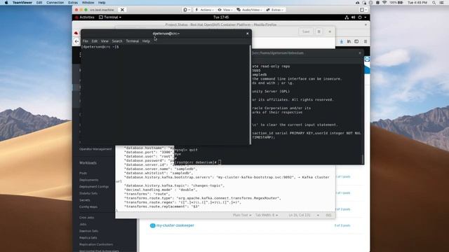 Companion Event Sourcing RHUG Demo (Openshift 4, AMQ Streams, Kafka Connect S2I, Fuse, Debezium)
