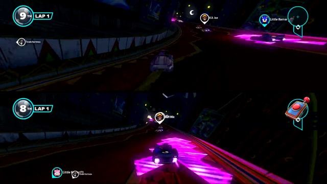 Sonic All Stars Racing Transformed (PC) - split-screen (local multiplayer) gameplay
