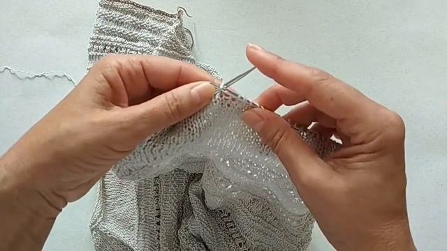 ДОВЯЗЫВАЕМ ТОП из ОСТАТКОВ ПРЯЖИ