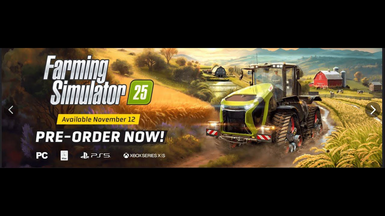 Кинематографический трейлер Farming Simulator 25