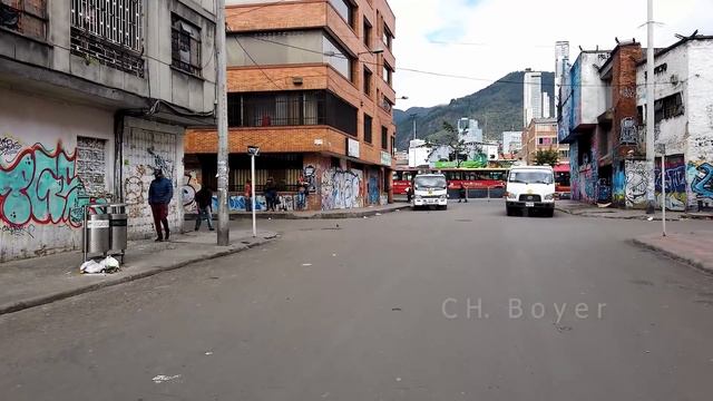 Santa Fe neighborhood in Holy Week Bogota Colombia