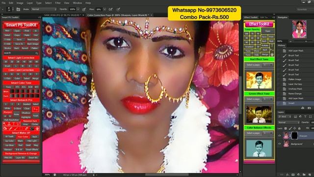 Create passport size photo in one click | Smart Ps Toolkit Photoshop Panel | Passport Size Photo
