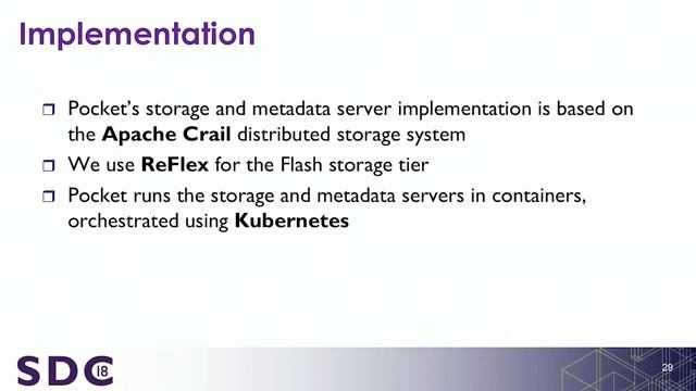 SDC 2018 - Ephemeral Storage for Serverless Analytics