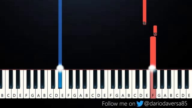 Miraculous ladybug - Adrienette Slow Dance SLOW EASY PIANO TUTORIAL