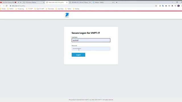 Demo F5 APM + ELK + WAF + PRTG + NETBOX + SPLUNK