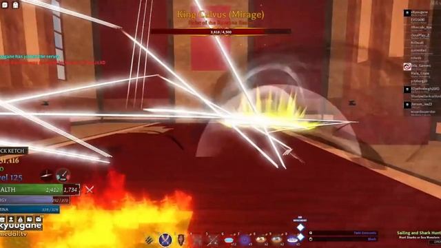 DPS Knight Build Solo King Calvus | Arcane Odyssey