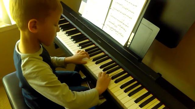 ИГРАЕМ гаммы в одном направлении. 6 лет