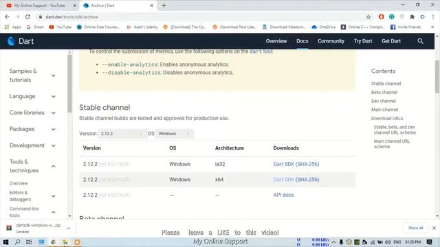 How to install dart in windows 10 | How to install dart sdk in windows 10