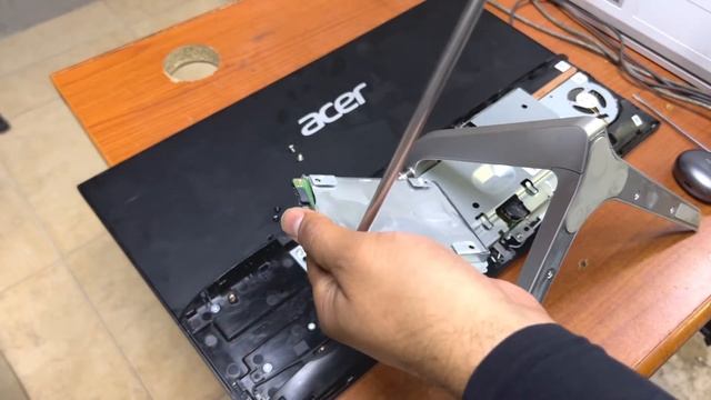 Acer Aspire All In One PC Disassembly and SSD Hard Disk Replacement