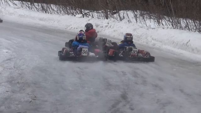 6 этап 4 заезд Пятерка УСЦ Перово 01 02 2015 камера 2