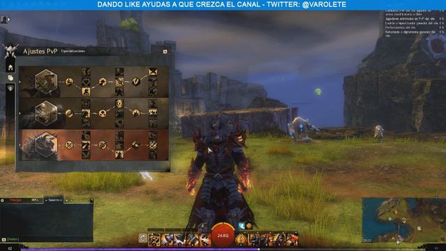 Guild Wars 2 Gameplay Español | PVP Guerrero Build Free To Play | MMOrpg Action
