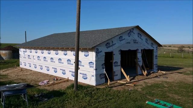 How to Build a 30'x40' garage yourself!
