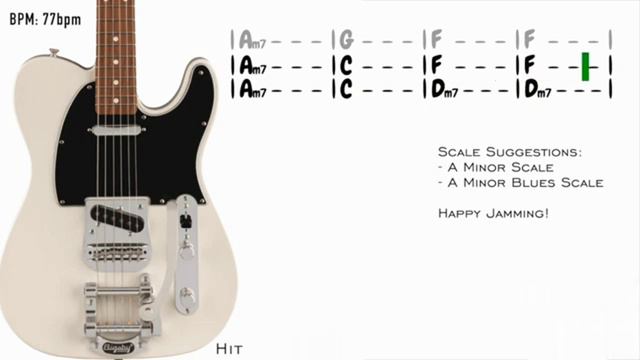 Atmospheric Bliss Guitar Backing Track Jam in A minor (