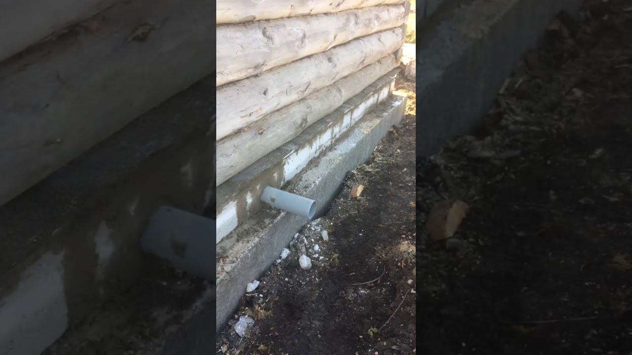 Итог работы по поднятию дома из бревна..