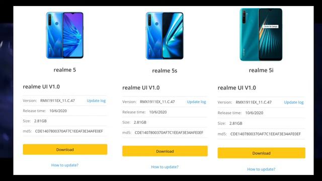 Realme 5/5s/5i New update c.49 Kab tak milega|Realme 5/5s/5i Update C.47 All user Kab |Anu tech 😍