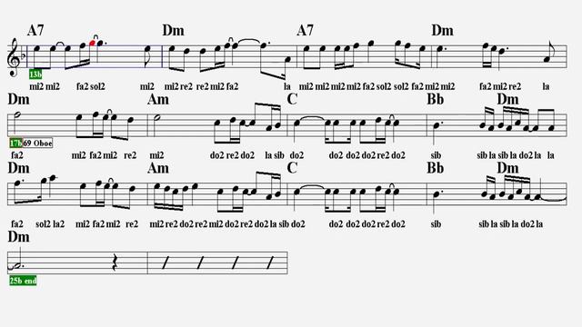 SONUNA KADAR--(Unutamam)--Dm--:Guitar,Keyboard,Oboe,Violin,Flute,Melodica,Ukulele,Recorder.