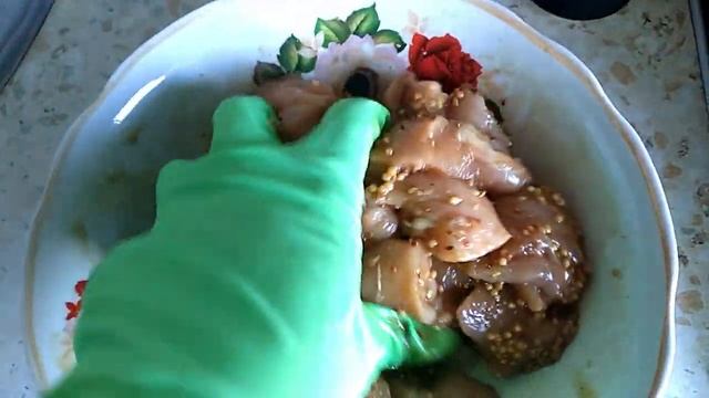 ?Готовлю куриное филе с французской горчицейCooking chicken fillet with French mustard요리 닭 필레