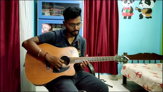 Papon's Haate Haat Dhori - Acoustic guitar cover by pranjit \\ Assamese guitar cover Pranjit Baishy