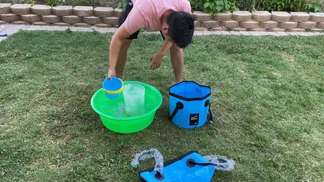FOLDING BUCKET FOR OUTDOOR